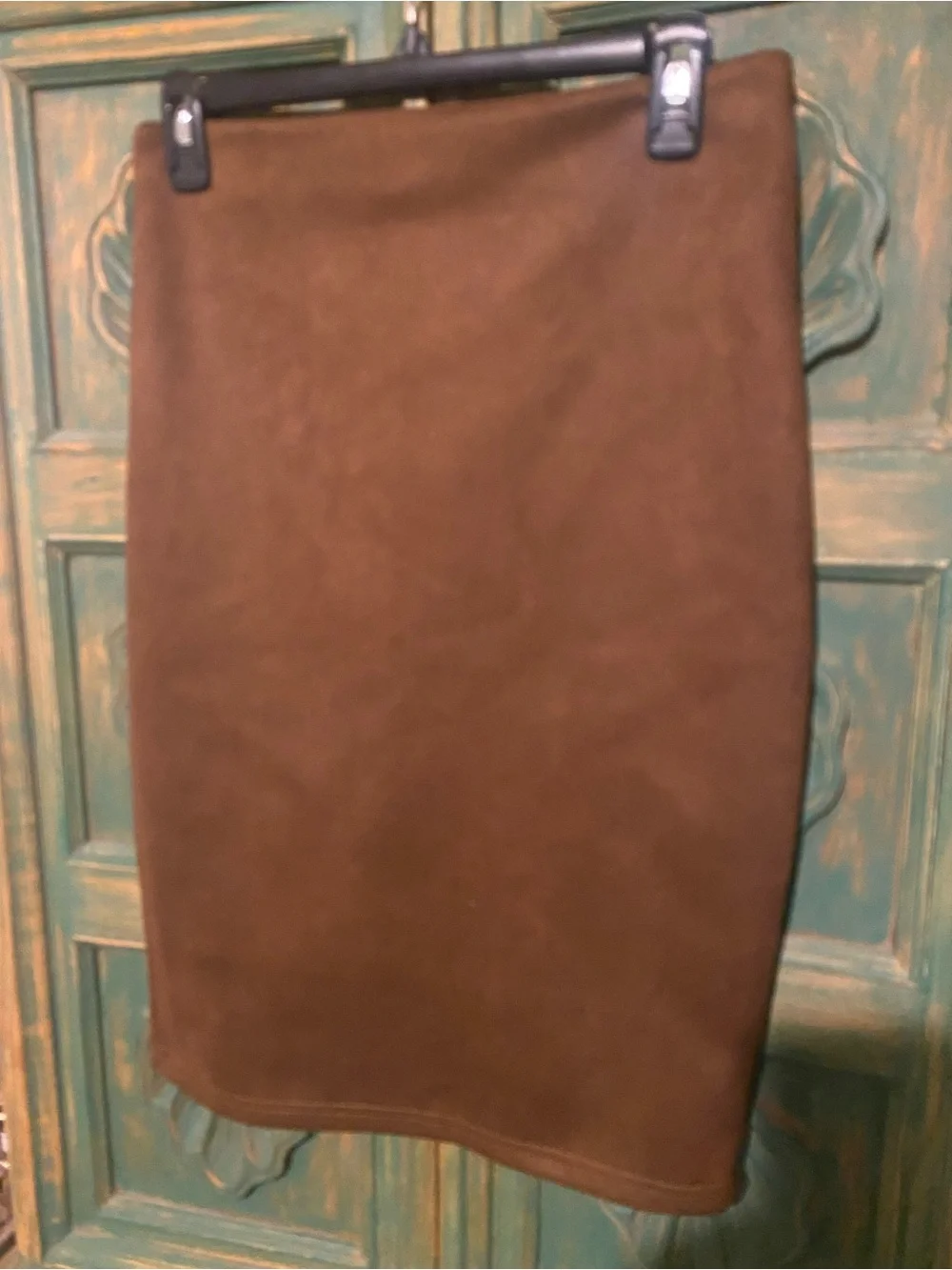 Sleek Brown Women’s Pencil Skirt — Tailored Everyday Staple